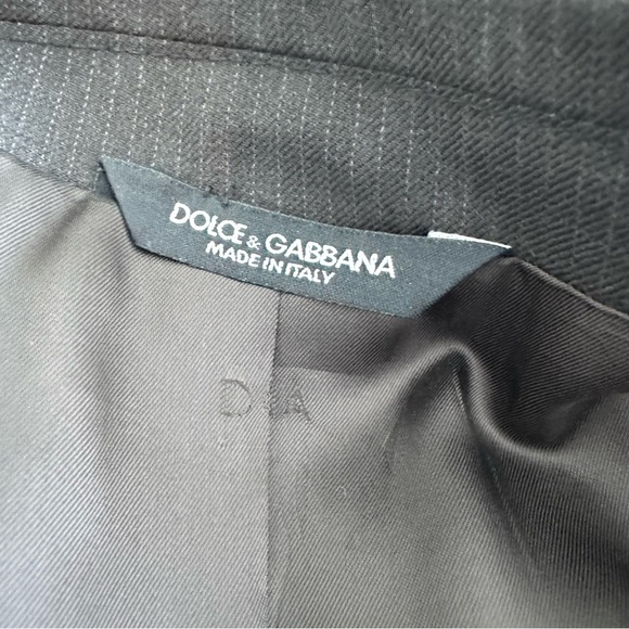 Dolce & Gabbana Chocolate Brown Pin Stripe Suit EU52 - Picture 4 of 11
